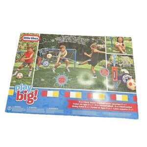 Little Tikes 2-in-1 Water Spraying Soccer - Includes Net, Ball, and Air Pump